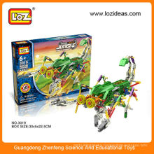 Loz assembling building blocks robot electric diy toy